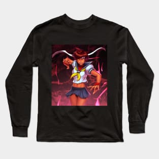 Dark Sakura Long Sleeve T-Shirt